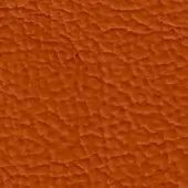 Terracotta leather texture with irregular bumps, matte finish, dense organic pattern, consistent surface, warm orange hue, sample detail.